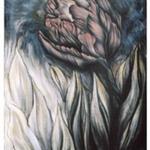 Tulip Series IV, 1987, 30 x 24 inches, soft pastel on arches
