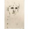 Gabriels' English Rose, 1981, 6 x 4 inches, drypoint